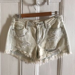 American Eagle Distressed Denim Shorts